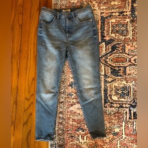 Madewell 10 inch high rise skinny crop size 29